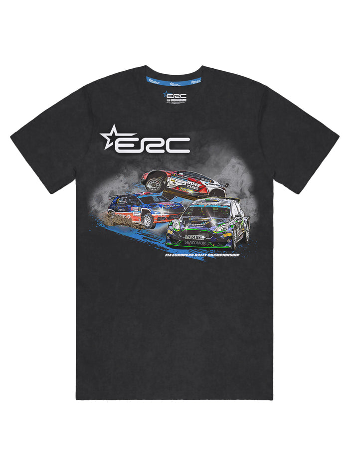 ERC Unisex Graphic Black Overdye T-Shirt