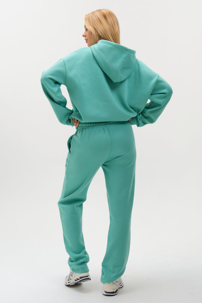 Etty Fleece Tracksuit - Green