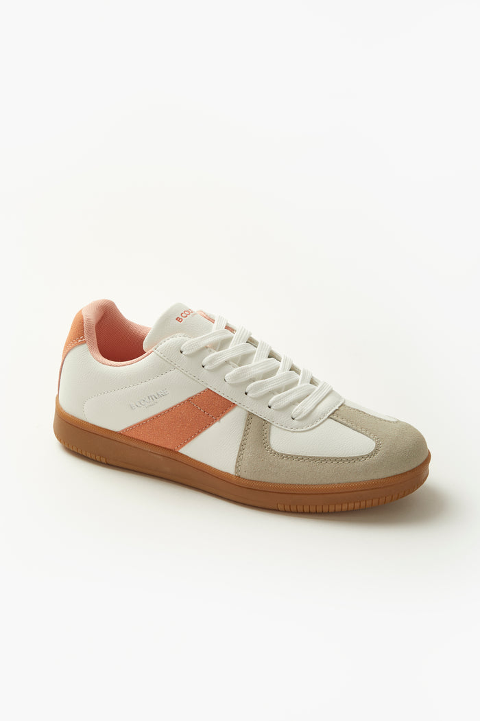 Fairfield Low-Profile Trainer - White/Coral
