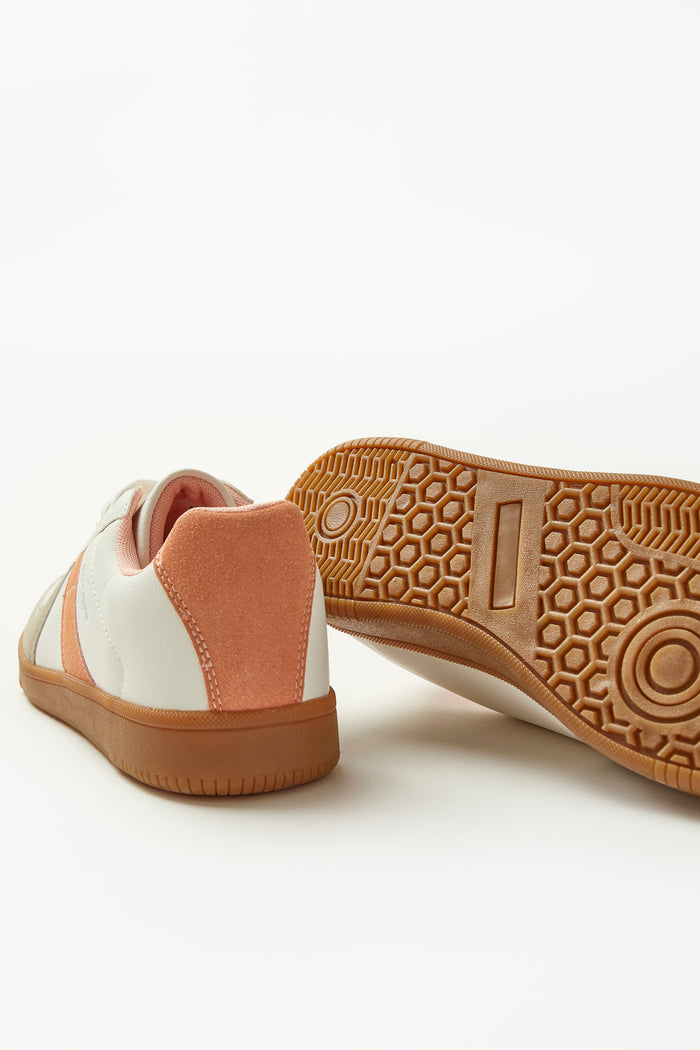 Fairfield Low-Profile Trainer - White/Coral