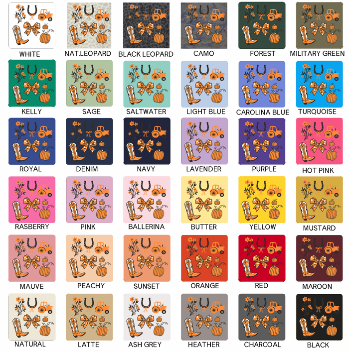 Fall Ag Symbols– Infant/Toddler/Youth
