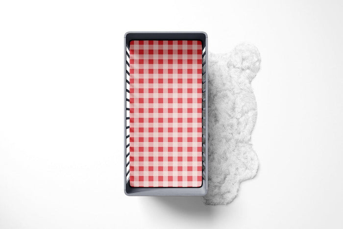 Baby Crib Sheet Country Farmhouse Check, Baby Bedding, Big Kid Toddler Bedding, Modern Nursery Decor, Made in the US | Pippa + June