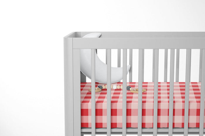 Baby Crib Sheet Country Farmhouse Check, Baby Bedding, Big Kid Toddler Bedding, Modern Nursery Decor, Made in the US | Pippa + June