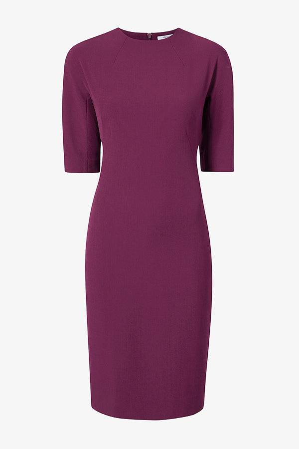 packshot image of the farnoosh dress in plumberry | Exclude