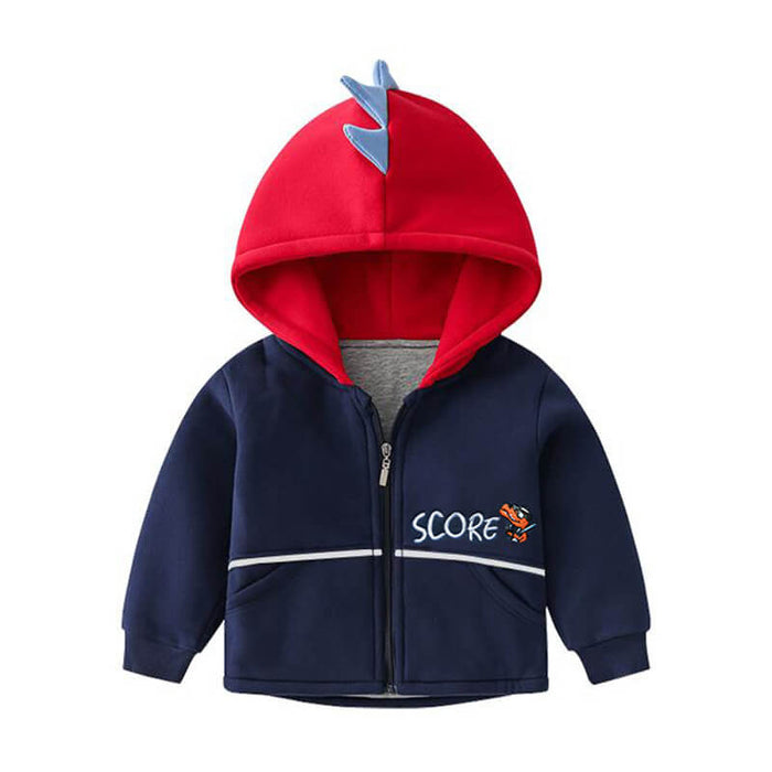 Fashionable Warm Thick Hooded Jacket | Winter Hooded Jacket For Kids