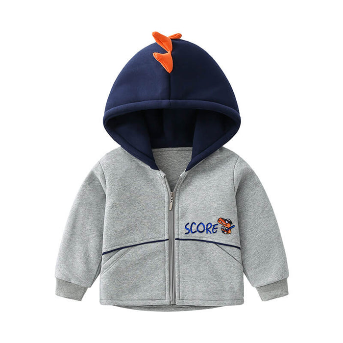 Fashionable Warm Thick Hooded Jacket | Winter Hooded Jacket For Kids