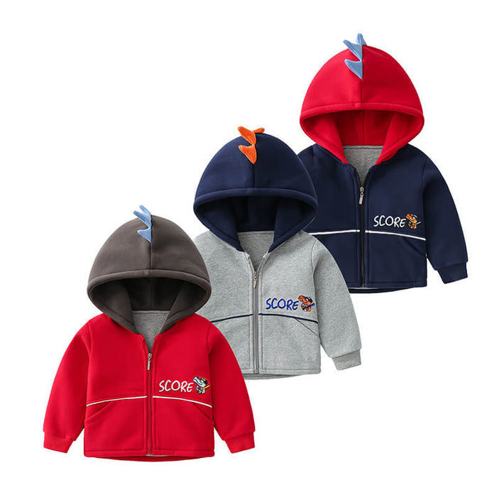 Fashionable Warm Thick Hooded Jacket | Winter Hooded Jacket For Kids