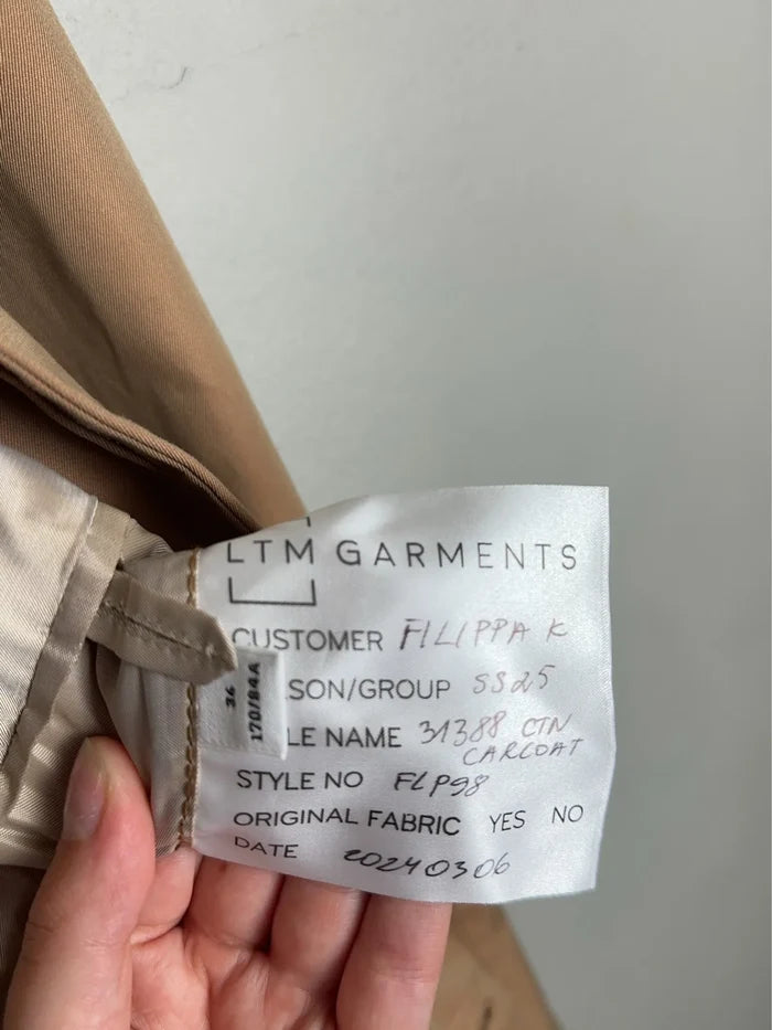 Filippa K 31388 Ctn Carcoat-trenchcoat NWOT