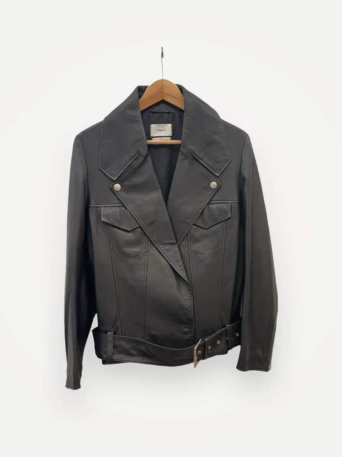 Filippa K Chris Leather-skinnjacka