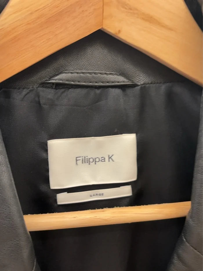 Filippa K Chris Leather-skinnjacka
