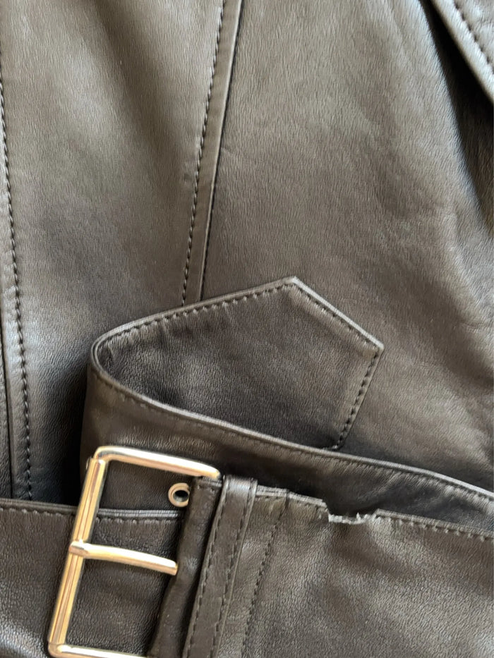 Filippa K Chris Leather-skinnjacka