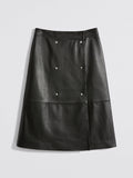 Filippa K Miley Leather-skinnkjol