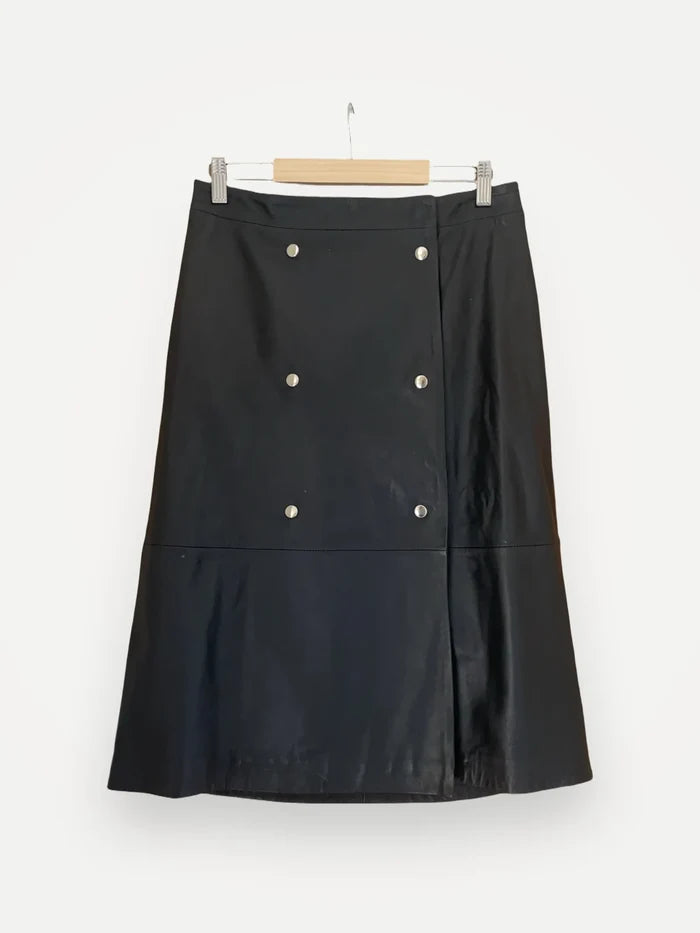 Filippa K Miley Leather-skinnkjol