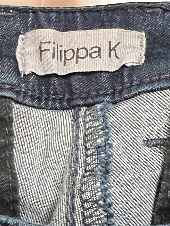 Filippa K Super Stretch Denim Slacks-byxor