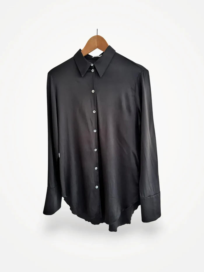 Filippa K Tailored Silk-sidenskjorta