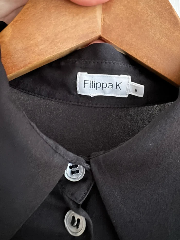 Filippa K Tailored Silk-sidenskjorta