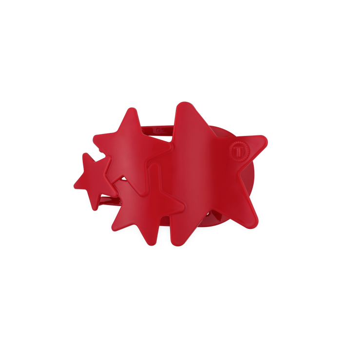 Flat Hair Clip | Medium | Red Shooting Star