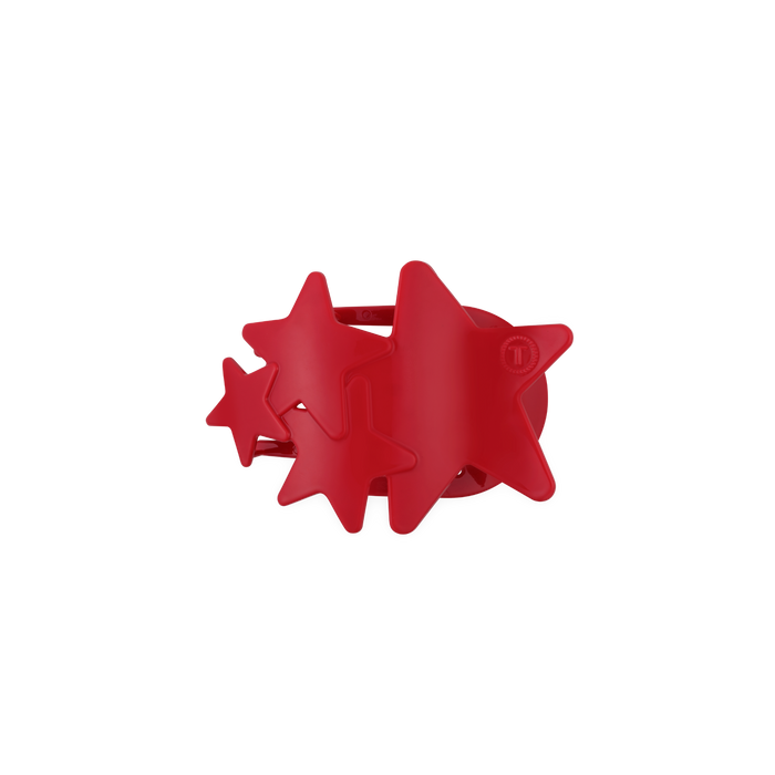 Flat Hair Clip | Small | Red Shooting Star