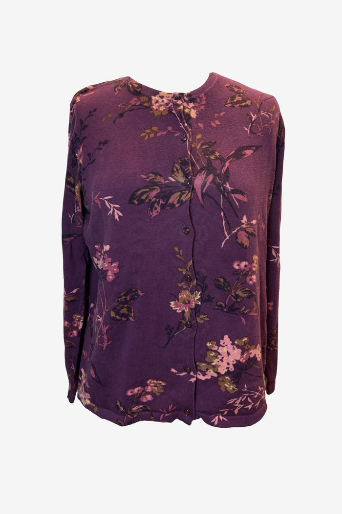 Floral Cotton Cardigan