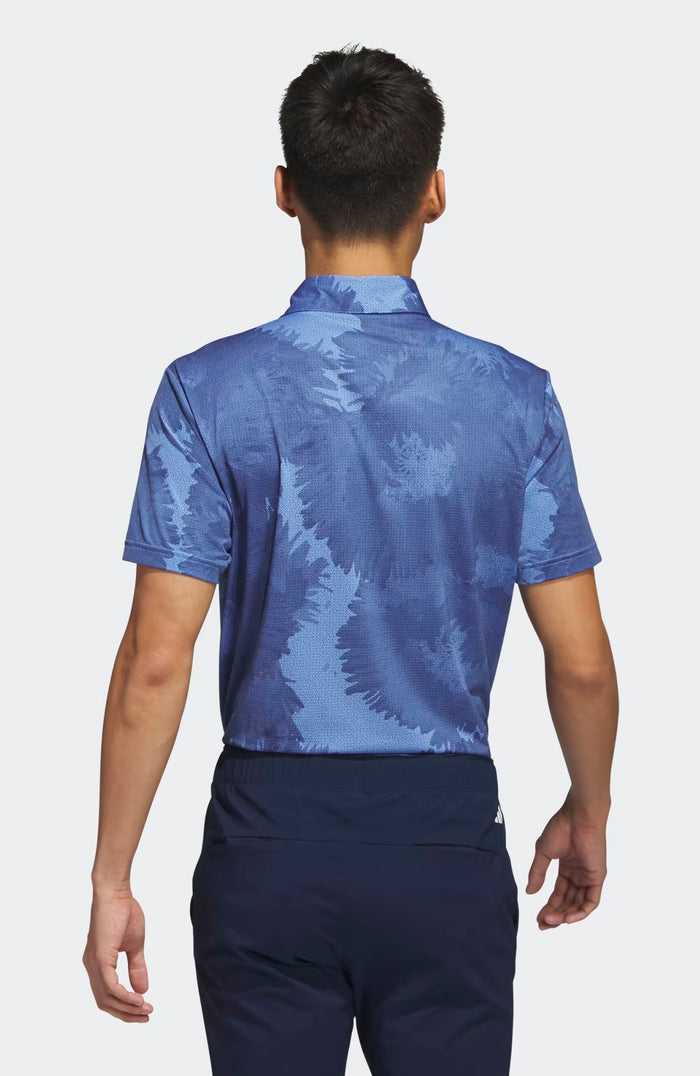 Flower Mesh Golf Four-way stretch Polo Shirt HS1128
