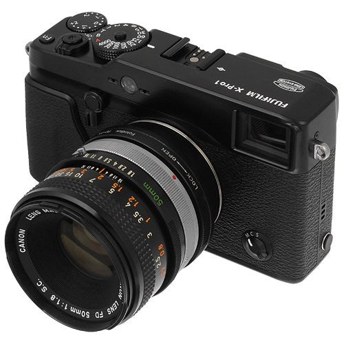 Canon FD SLR lens to Fujifilm X-Series (FX) Mount Camera Bodies