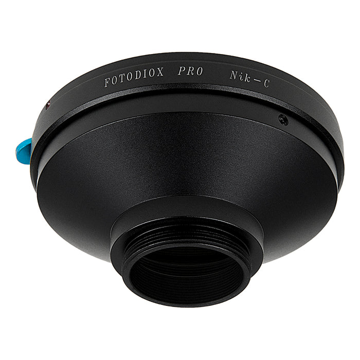 Fotodiox Pro Lens Adapter Nikon F Mount D/SLR Lens to C-Mount (1" Screw Mount) Cine & CCTV Camera Body