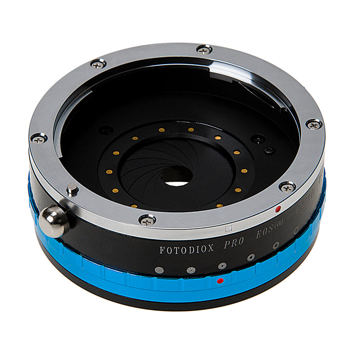 Fotodiox Pro Lens Mount Adapter - Canon EOS (EF Only) D/SLR Lens to Fujifilm Fuji X-Series Mirrorless Camera Body with Built-In Aperture Iris