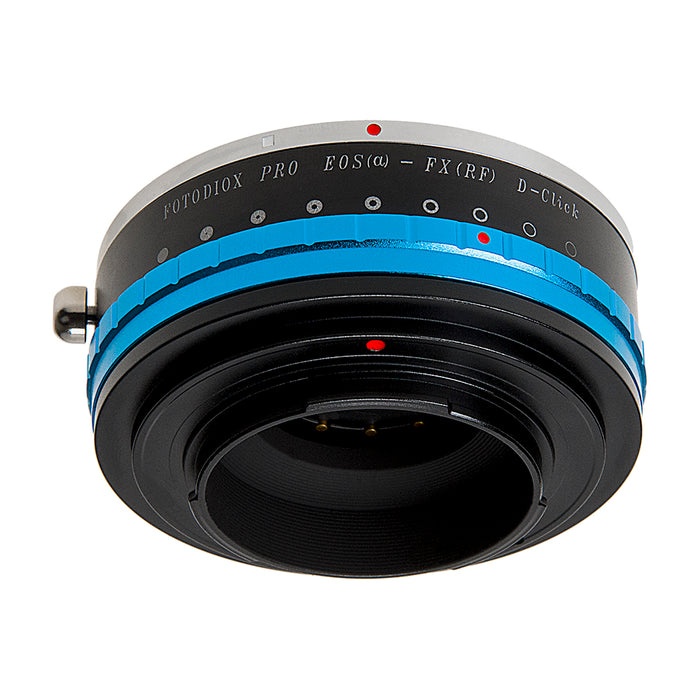 Fotodiox Pro Lens Mount Adapter - Canon EOS (EF Only) D/SLR Lens to Fujifilm Fuji X-Series Mirrorless Camera Body with Built-In Aperture Iris