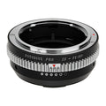 Fotodiox Pro Lens Mount Adapter - Mamiya 35mm (ZE) SLR Lens to Fujifilm Fuji X-Series Mirrorless Camera Body