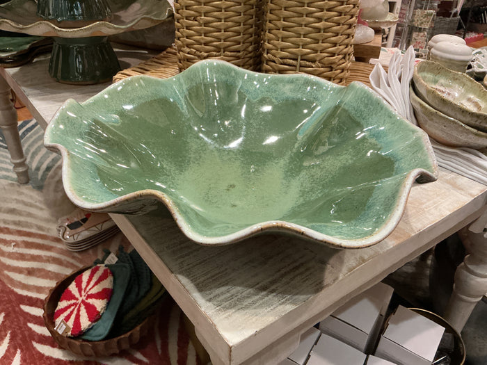 Freeform Bowl - Matcha Leaf