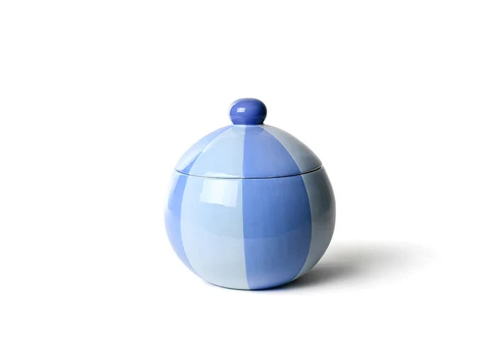 French Blue Pirouette Large Lollipop Jar