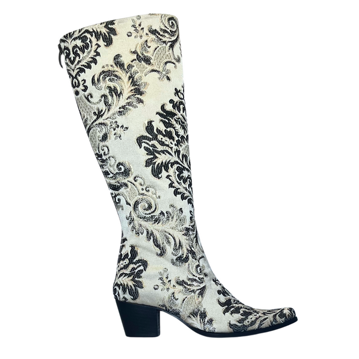 French Riviera Noir Knee High