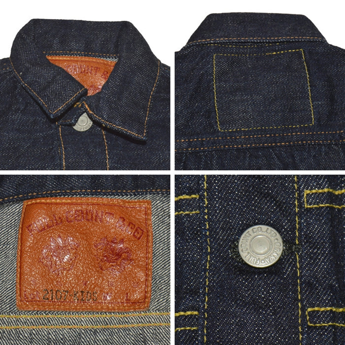 FULL COUNT "2107-KIDS" First Denim Jacket(Super Smooth)
