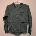 Full zip windbreaker with hood