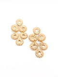Galilee earrings in tan