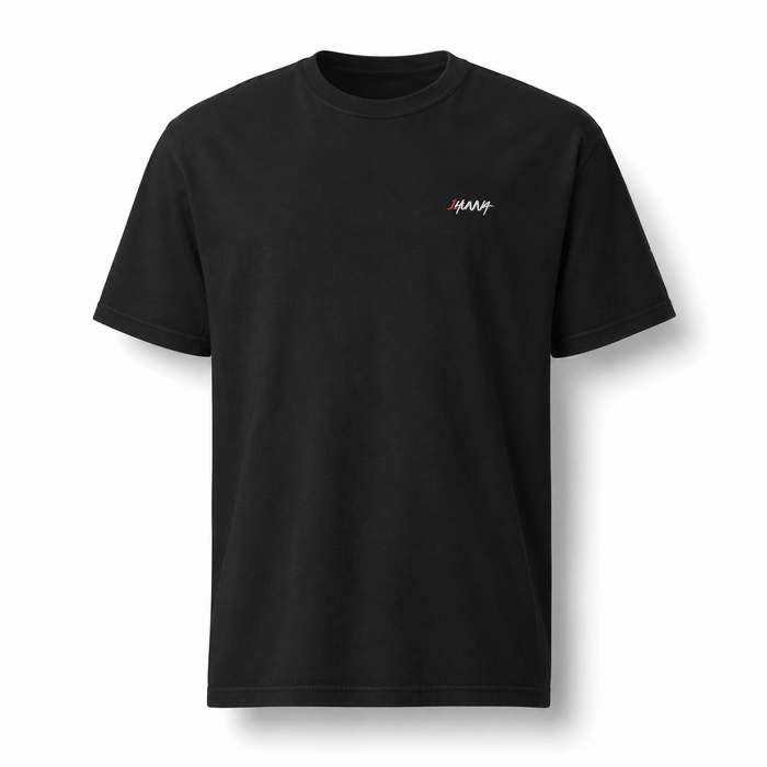 1HUNNA Gallery 001 Faith Over Fear T-shirt in zwart – voorkant