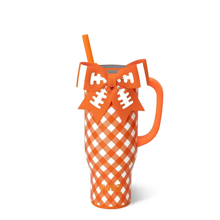 Gameday Gingham Orange 30 oz Mega Mug