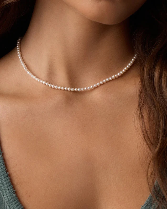 Genuine Freshwater Pearl Necklace- Lou Freshwater Pearl Necklace