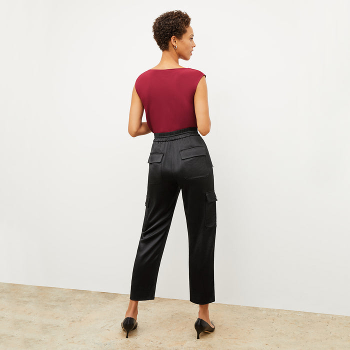 Image of a woman wearing the Gianna Pant in Black