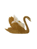 Gilded Medallion Swan