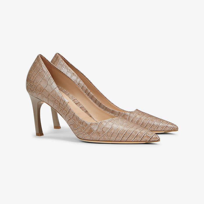 Packshot image of the Ginger Pump in Rosy Taupe | Lead