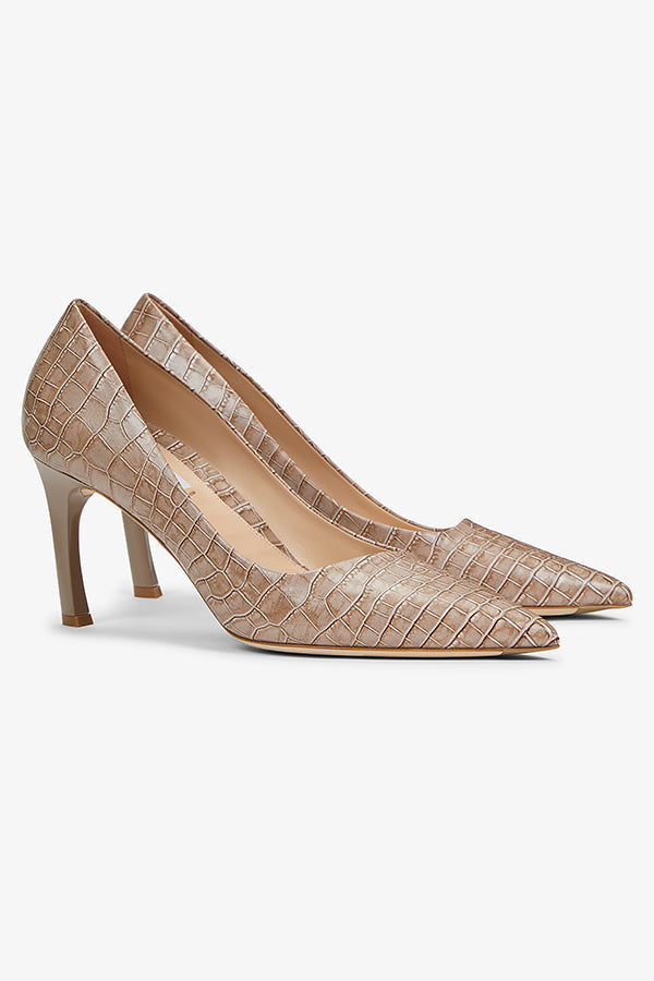 Packshot image of the Ginger Pump in Rosy Taupe | Grid | Still | Exclude