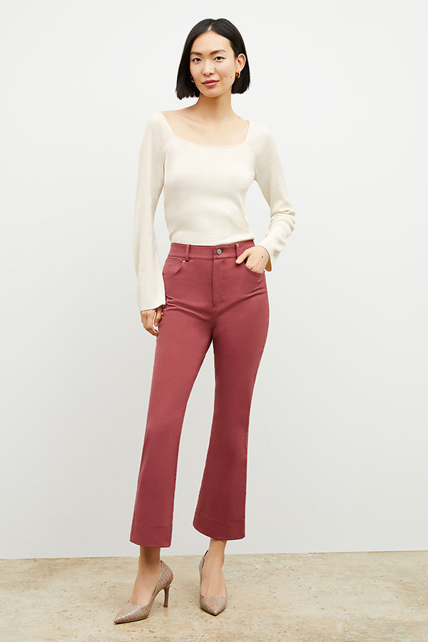 Front image of a woman wearing the ginger pump in rosy taupe | Exclude | Grid Hover