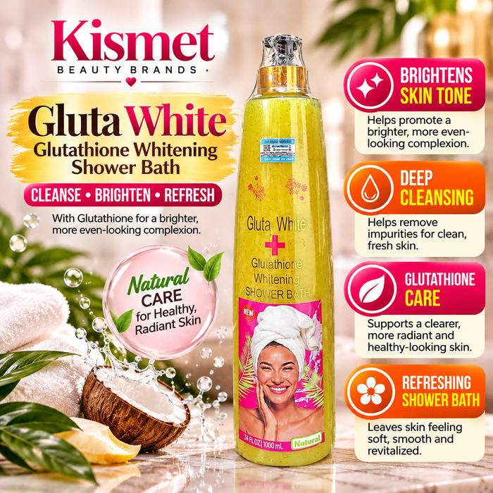 Gluta White+ Glutathione Radiance Shower Bath 1000 mL