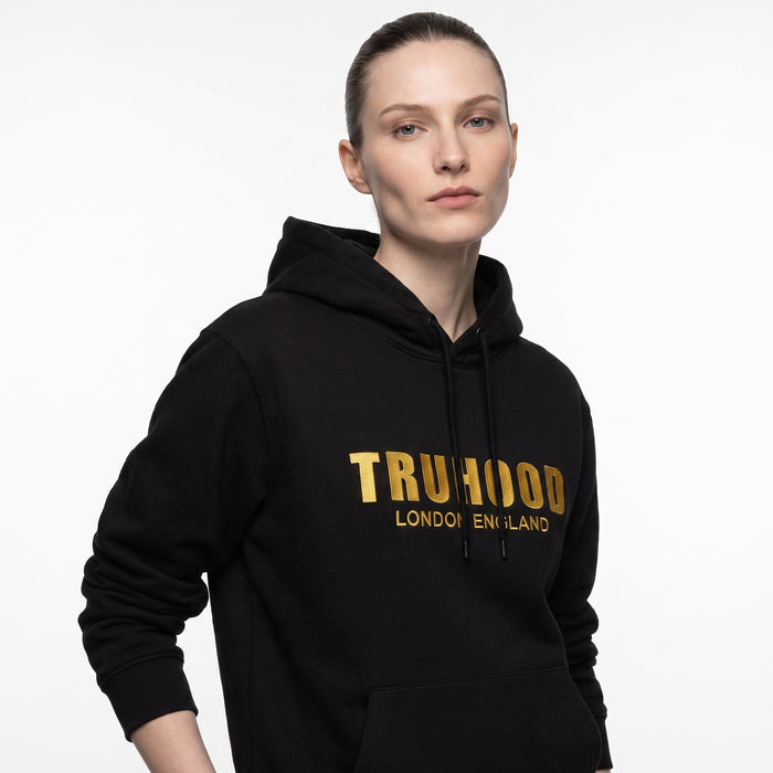Gold Black Tru Woman Tracksuit Set