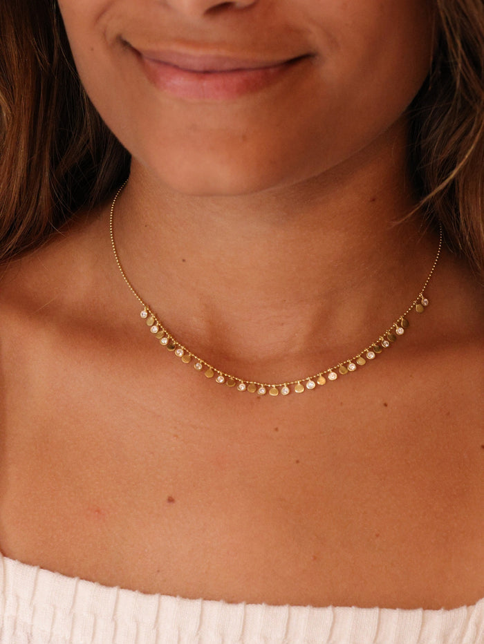 Golden Sparkle Necklace