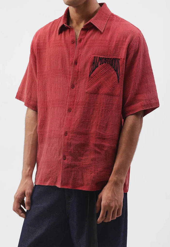 Gothic Logo Relaxed Slub Shirt