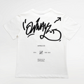 Graffiti Logo T-Shirt - White