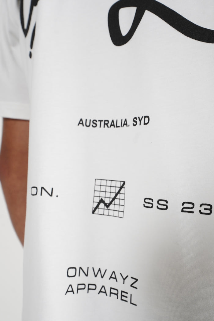 Graffiti Logo T-Shirt - White
