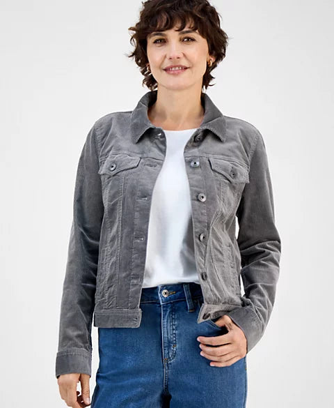 Gray Corded Jacket